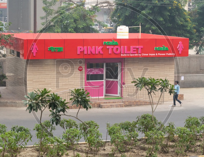 Pink Toilets For woman in Noida