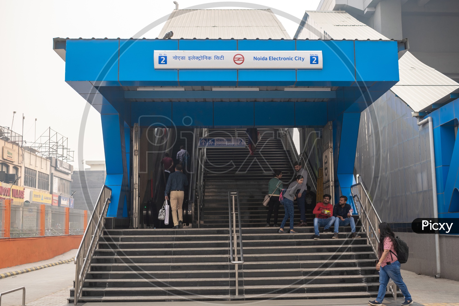 Noida Electronic City Metro Station