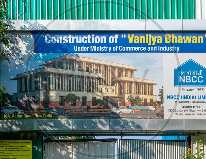 Construction Of Vanijya Bhawan In Delhi