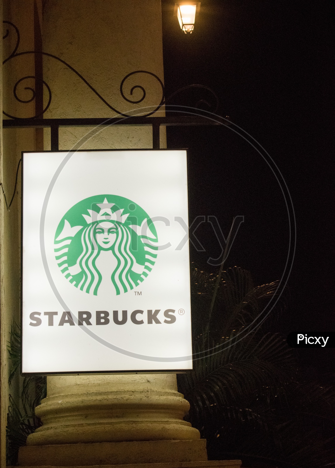 Starbucks logo at outlet