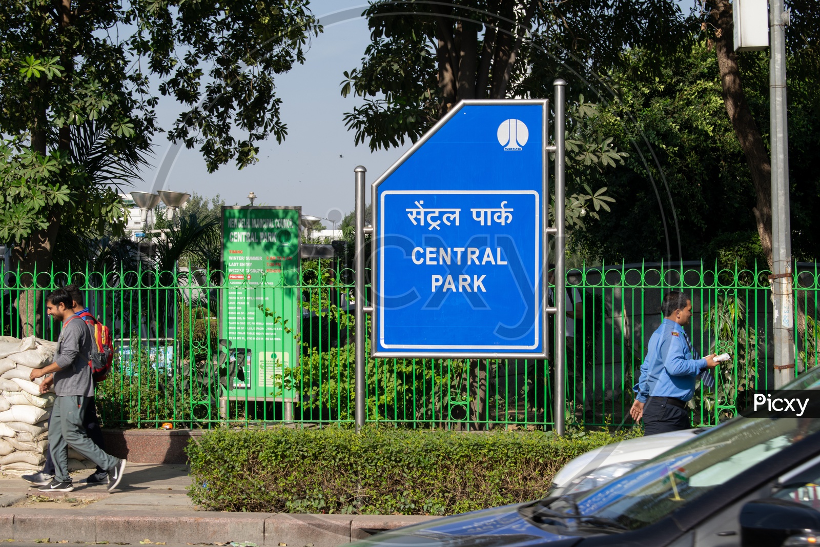 Name Board of Central Park Delhi