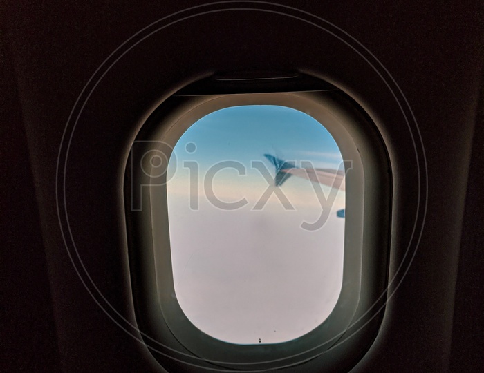 View From Flight Window