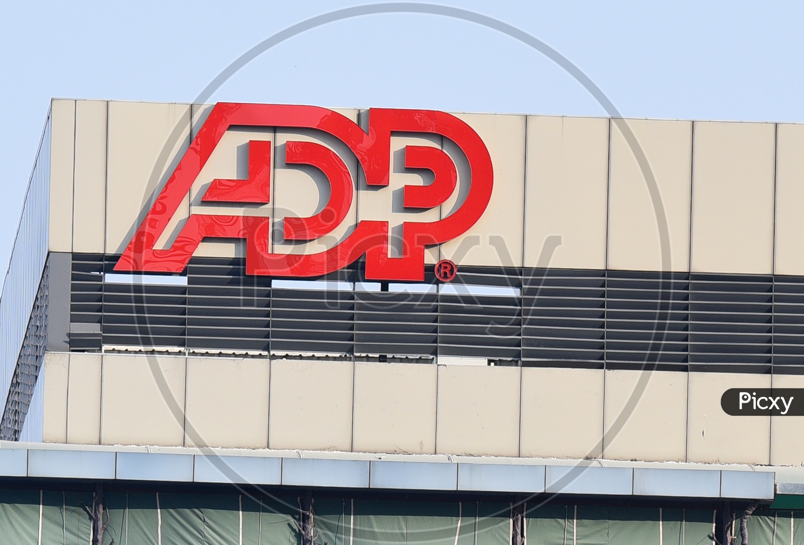 ADP  Software Company Name on Building, Hitech city, Hyderabad