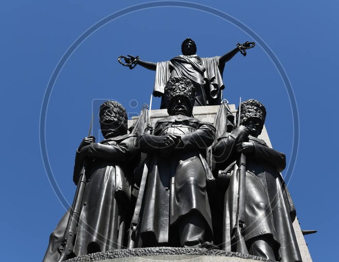 The Guards Crimean War Memorial Statue At St. James's , London