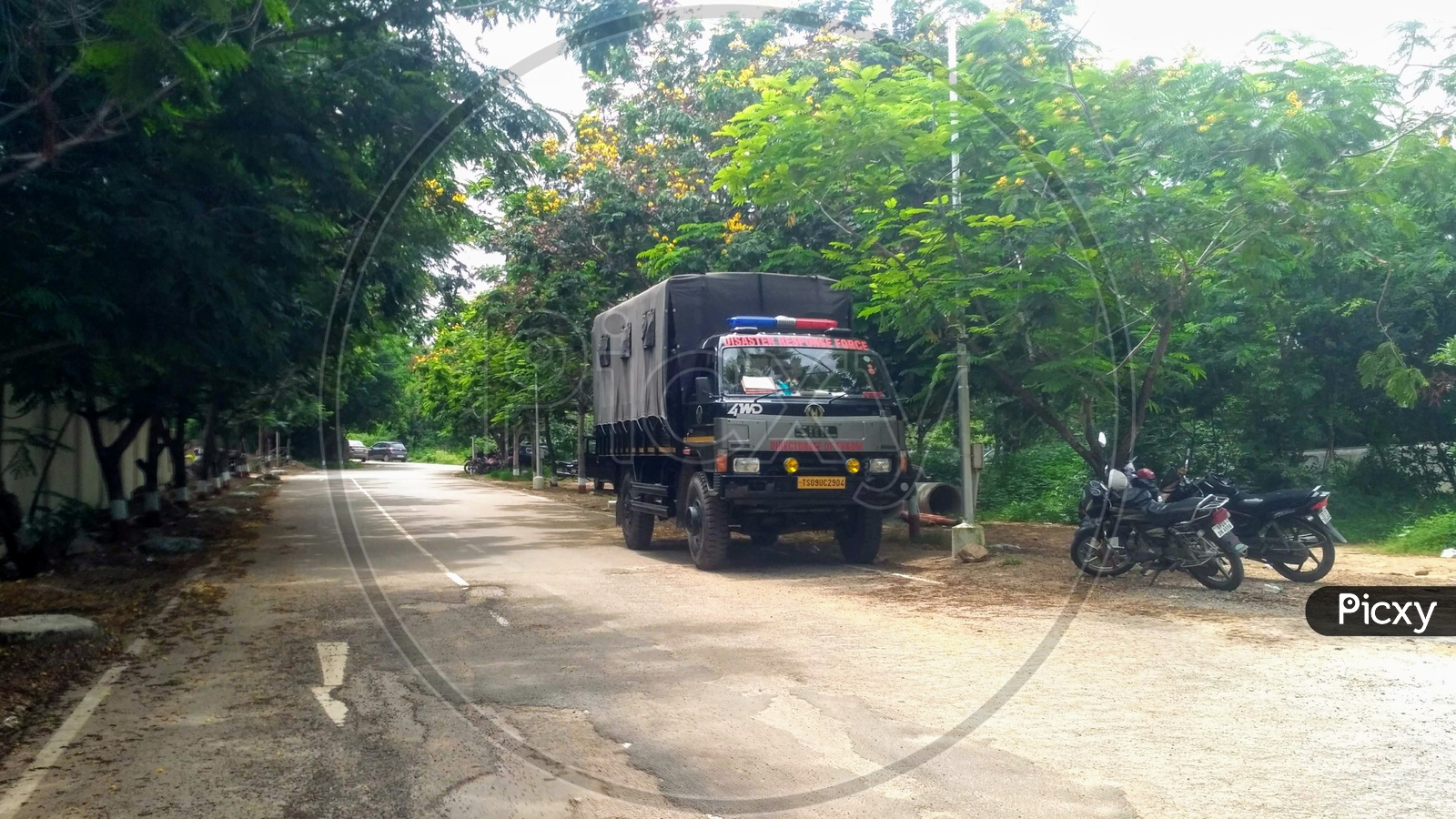 Disaster Response Force Truck Hyderabad Telangana