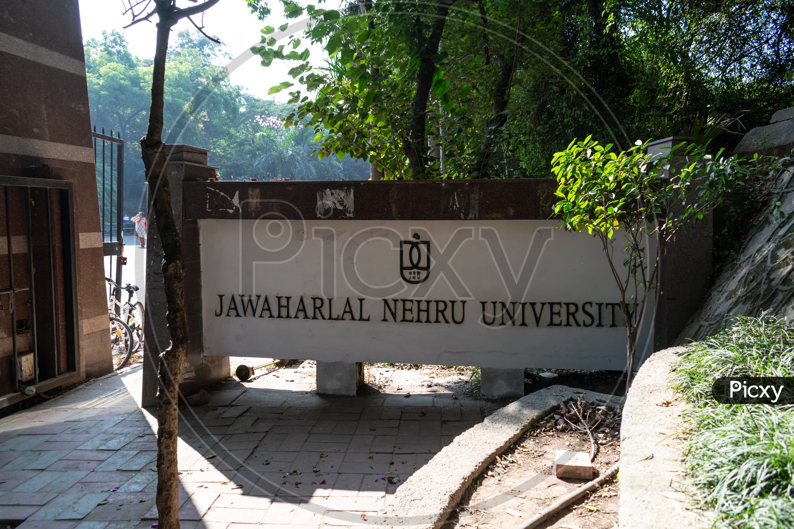 Jawaharlal Nehru University (JNU) entry gate
