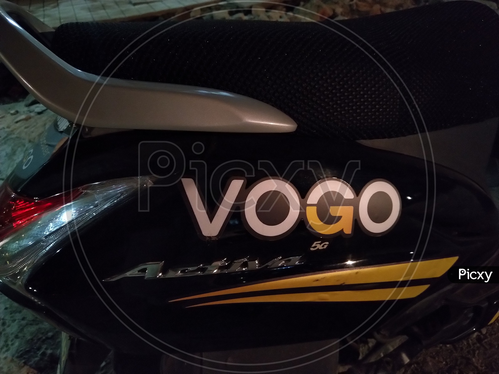 Vogo Bike Rental Parked