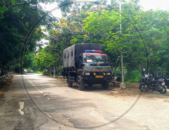 Disaster Response Force Truck Hyderabad Telangana