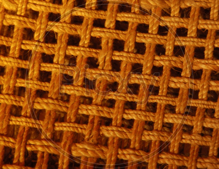 Patterns With Woven Fabric Closeup Forming a Background