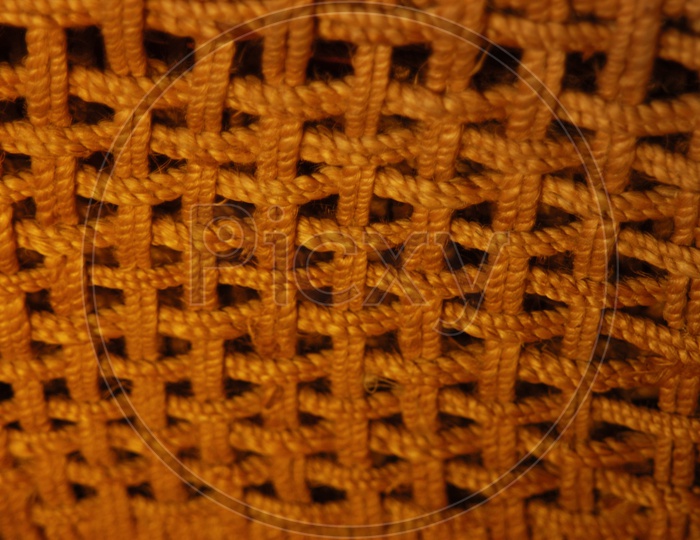 Patterns With Woven Fabric Closeup Forming a Background