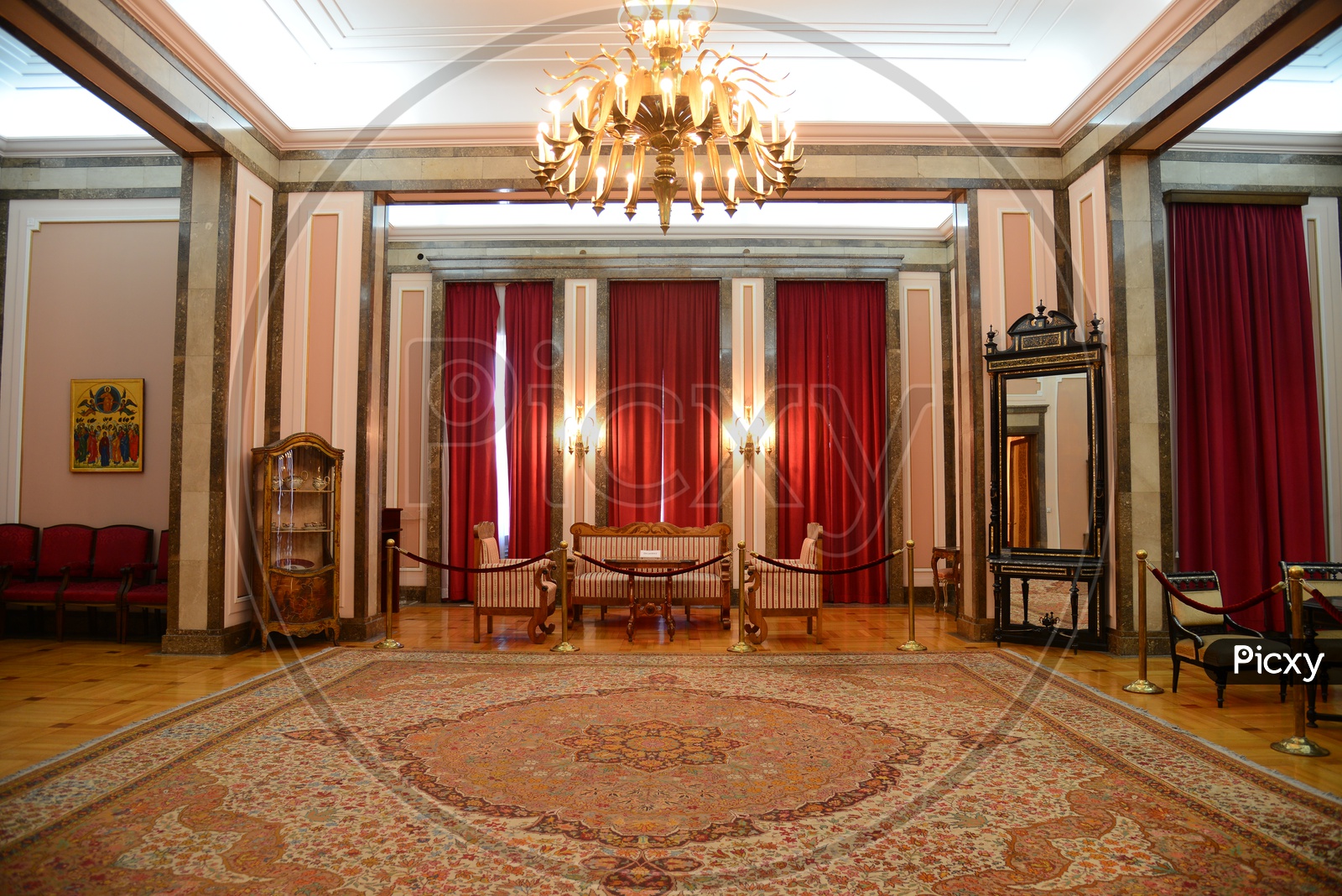 Grand Elegant Interiors Of Opera Garnier Palace , Palace