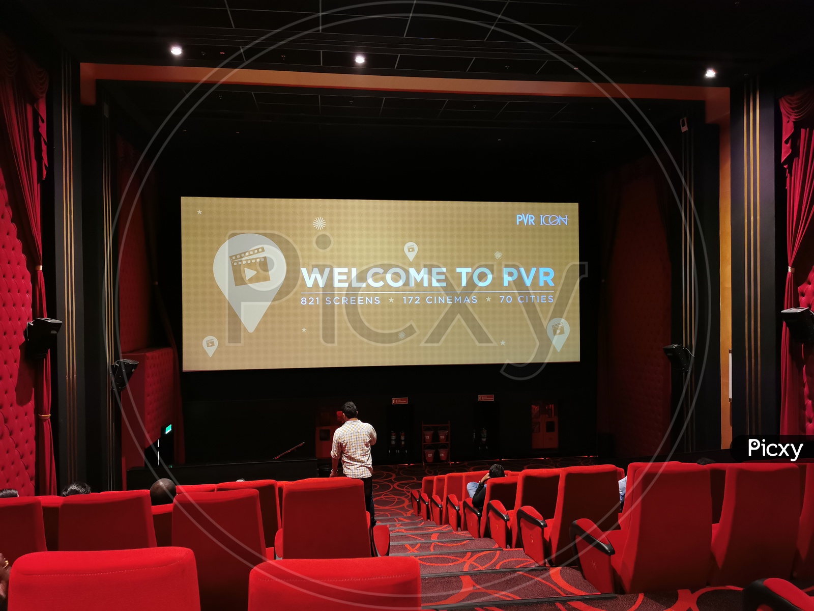 PVR Cinemas Movie Theater With Screen And seats