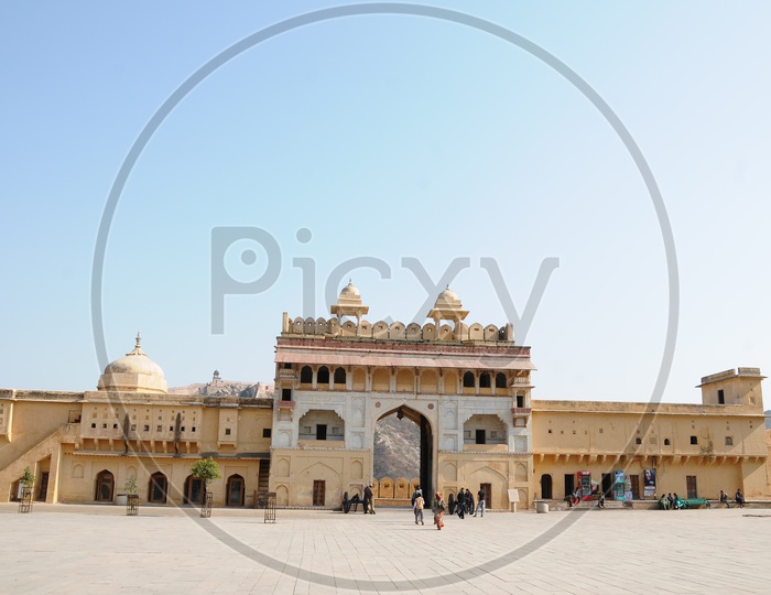Architecture Of Amer Fort In Jaipur