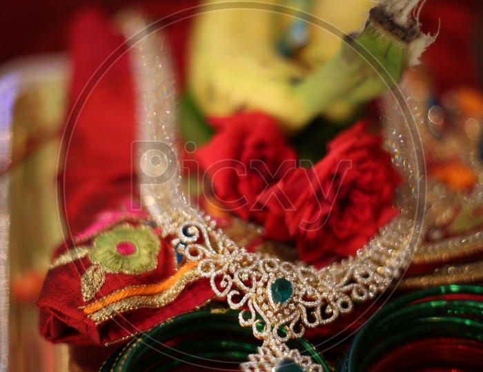 Jewelery At Indian Wedding