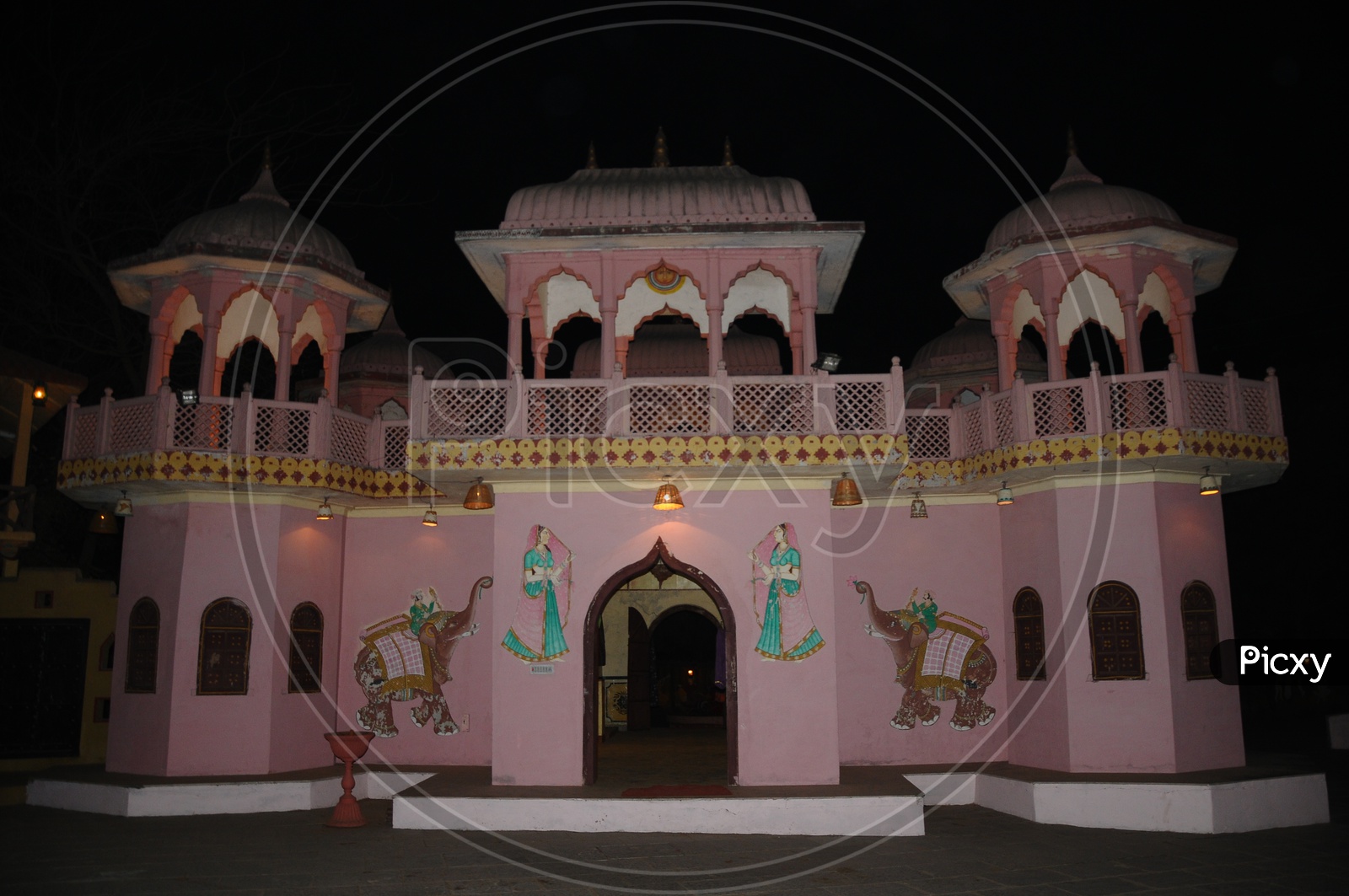 Cultural Village Setup At Amer Fort In Jaipur
