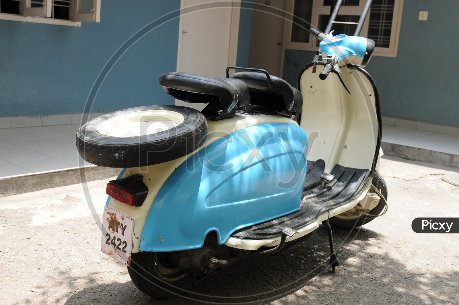 An Old Vintage Scooter