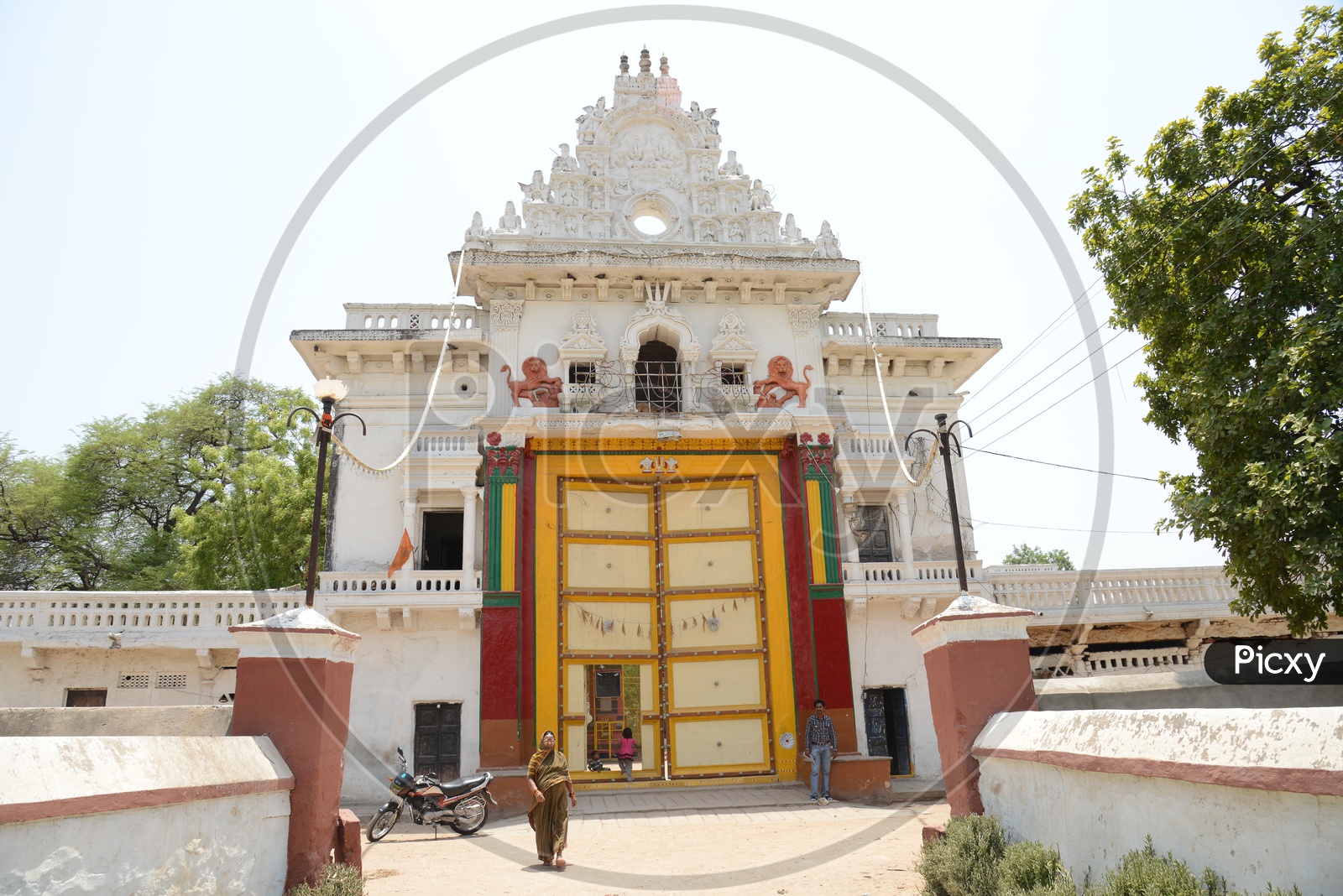 Entrance Door  Of Sitaram Bagh Sri Sita Rama Chandra Swamy temple In Hyderabad