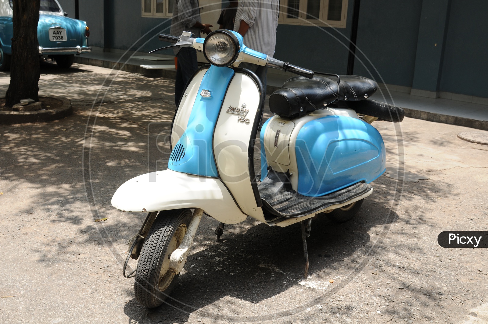 An Old Vintage Scooter
