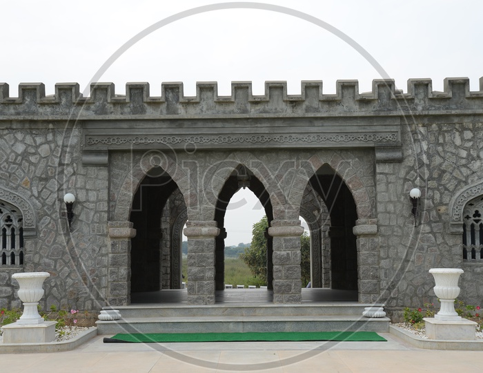 Entrance Arch Of an Old Palace