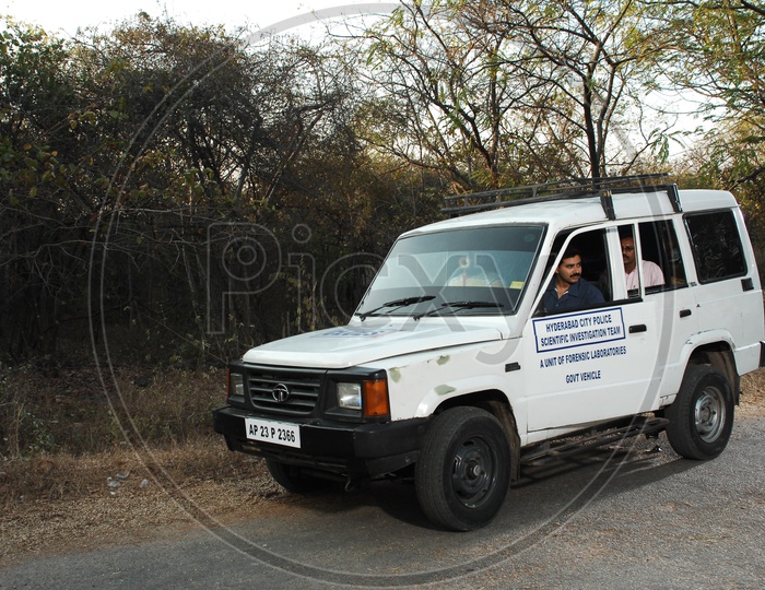 Hyderabad City Police Vehicle