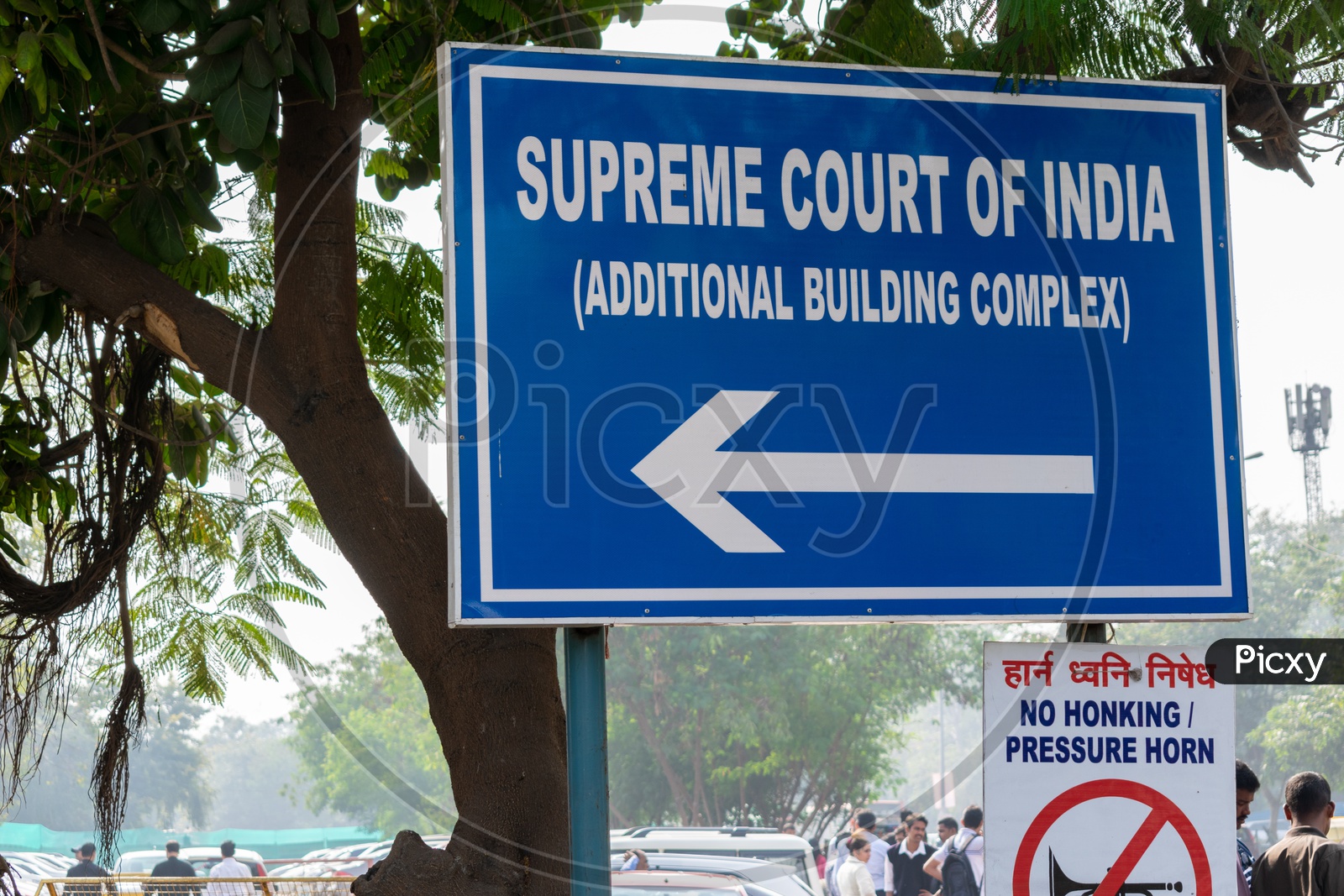 Supreme Court of India sign board