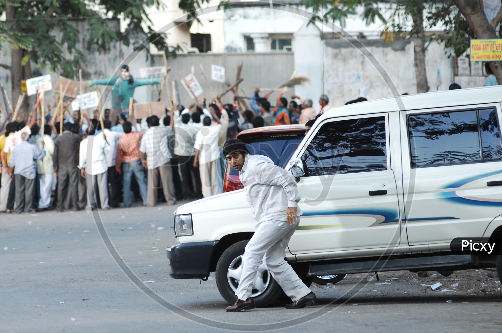 Telugu Movie Shooting Scenes