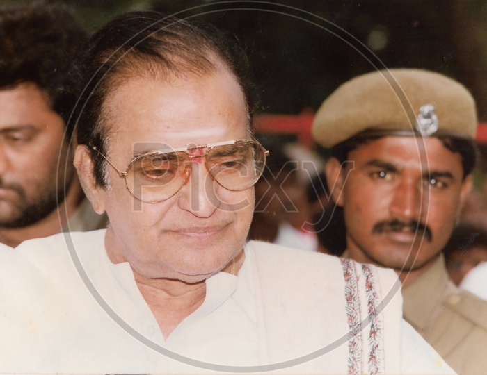 Former Chief Minister of Andhra Pradesh N. T. Rama Rao