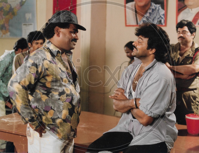 Telugu Film Actor Chiranjeevi Movie Working Stills