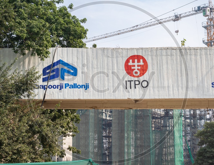 ITPO  Construction Site by Shapoorji  Pallonji