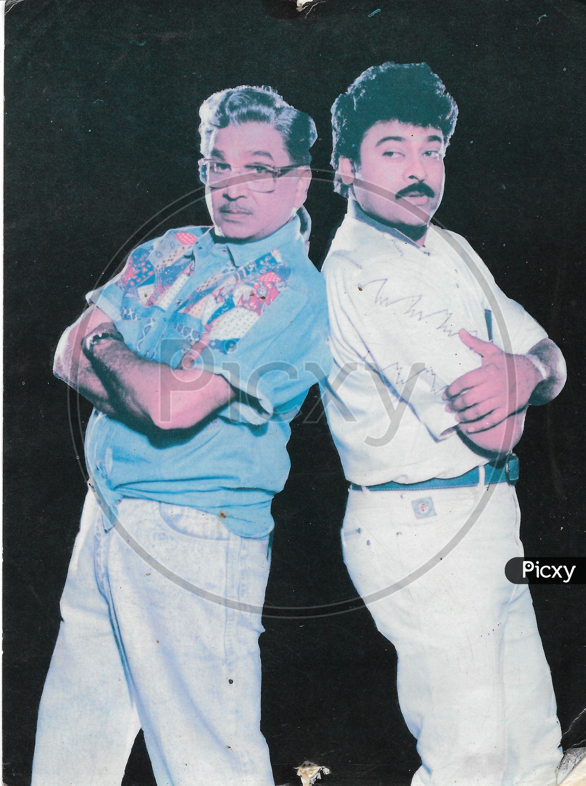 Telugu Film Actor Chiranjeevi and Akkineni Nageswara Rao