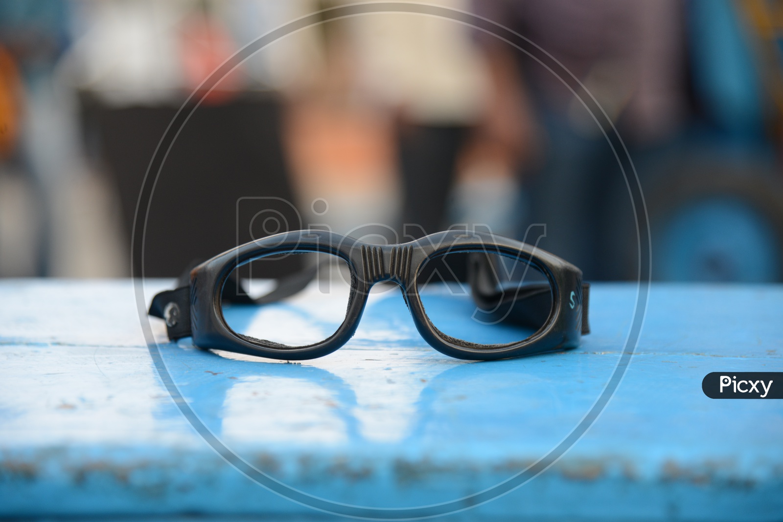 Swimming Goggles  At a Swimming pool Stage