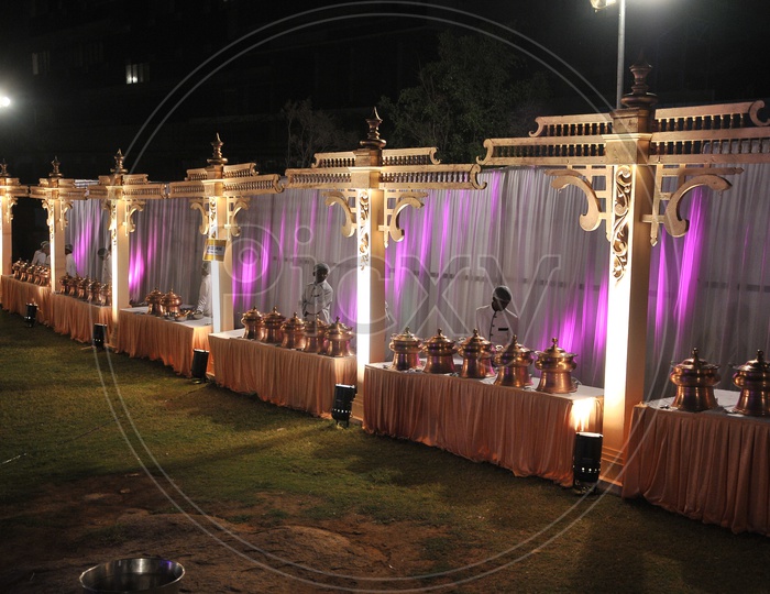 Wedding Decoration Designs With Stages And Lighting