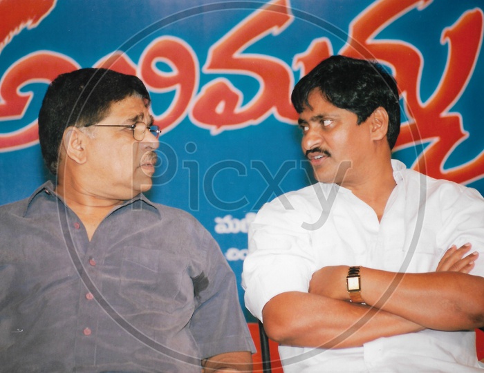 Telugu Film Producer Allu Aravind with Director S. V. Krishna Reddy