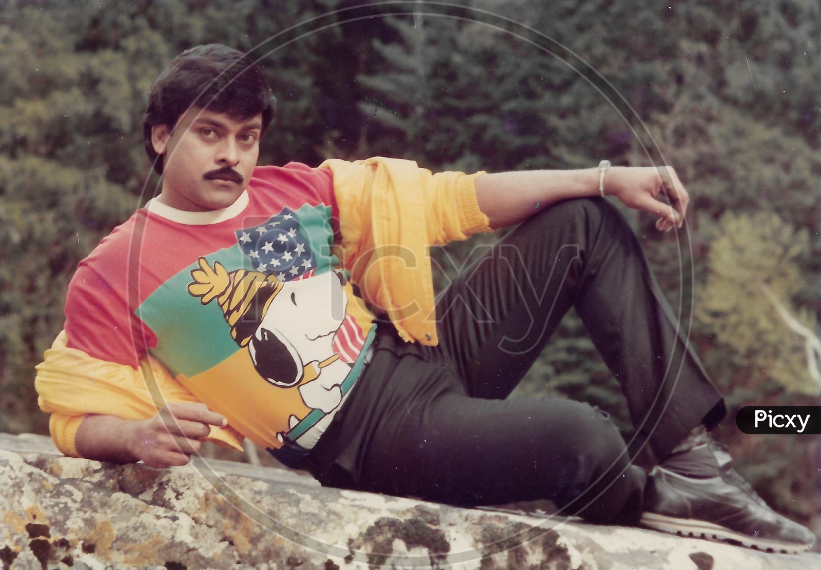 Telugu Film Actor Chiranjeevi Movie Working Stills
