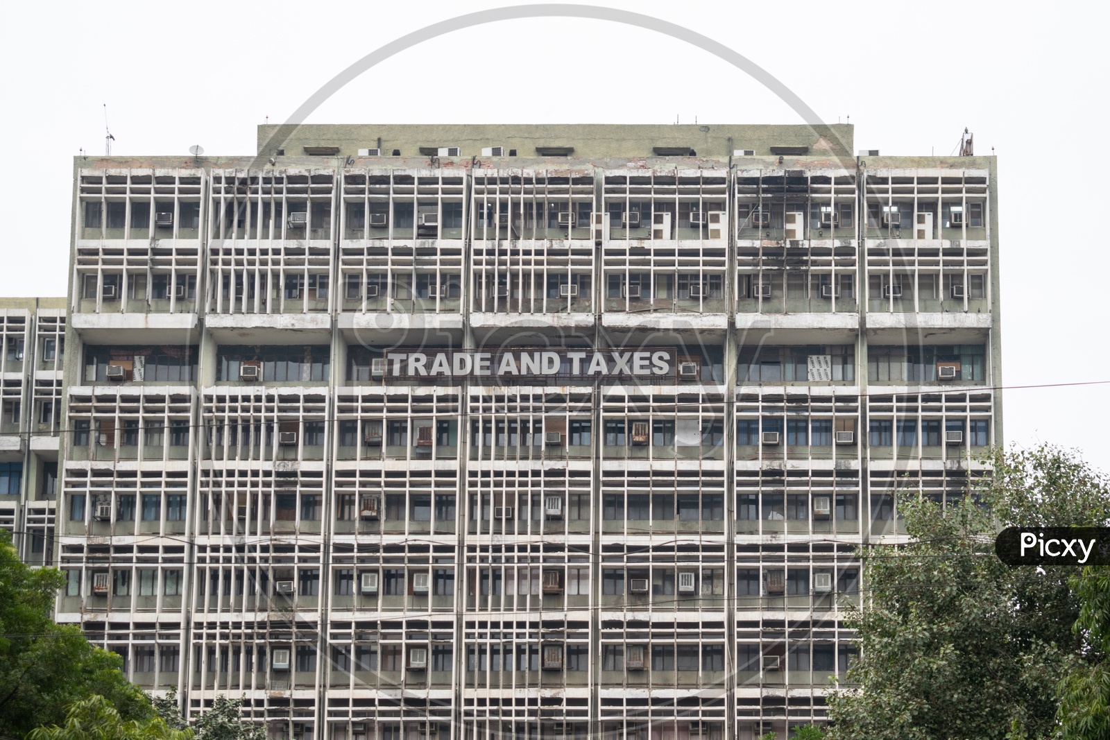 Trade And Taxes Building In Delhi