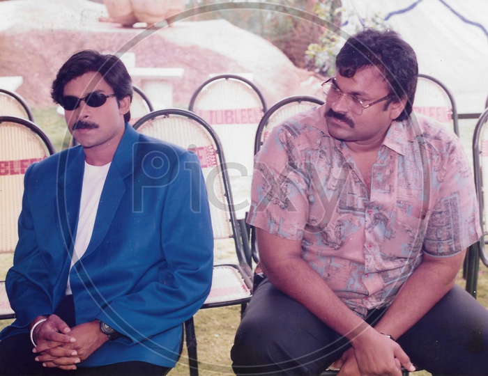 Telugu Film Actors Pawan Kalyan and Naga Babu