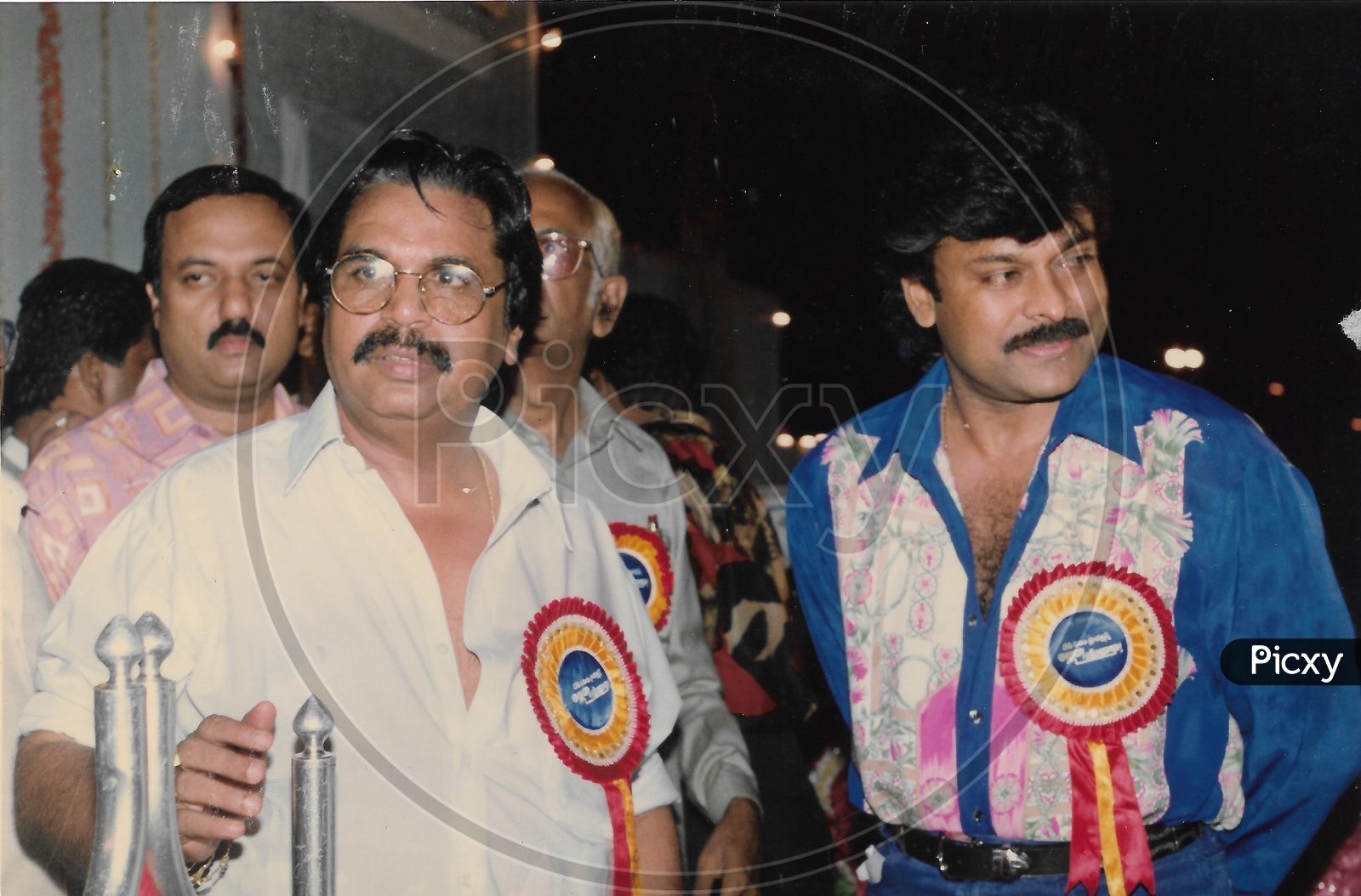 Telugu Film Actor Chiranjeevi with Film Director Dasari Narayana Rao