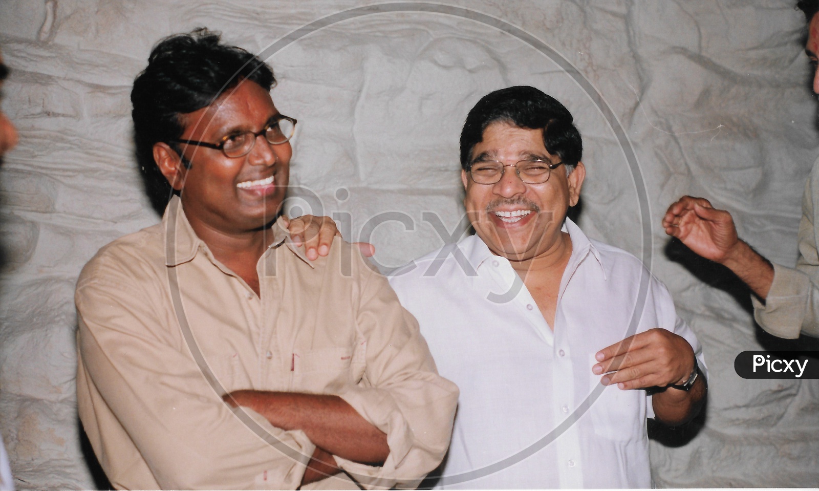Telugu Film Producer Allu Aravind with Director Gunasekhar