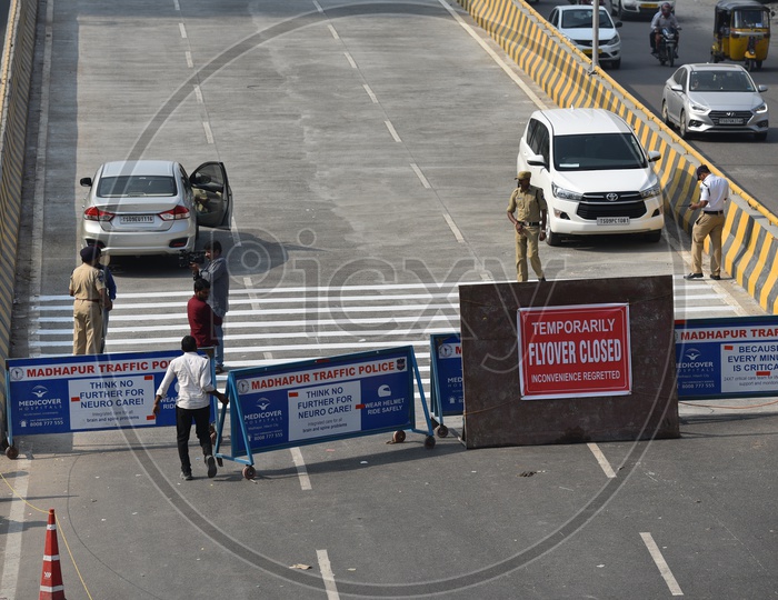 Media or Journalists on Bio Diversity Flyover which was closed temporarily for Public, 25th November 2019