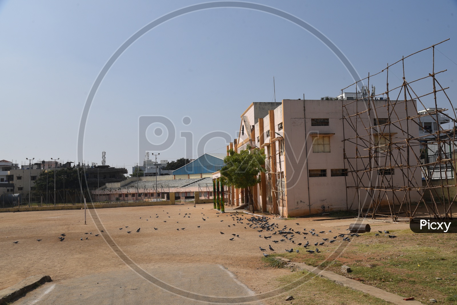GHMC Municipal Playground in Amberpet , Hyderabad