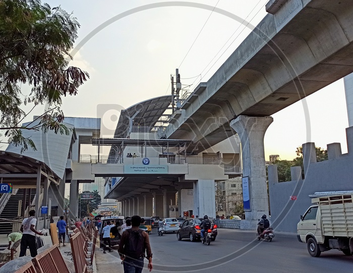 Raidurg Metro Station Hyderabad