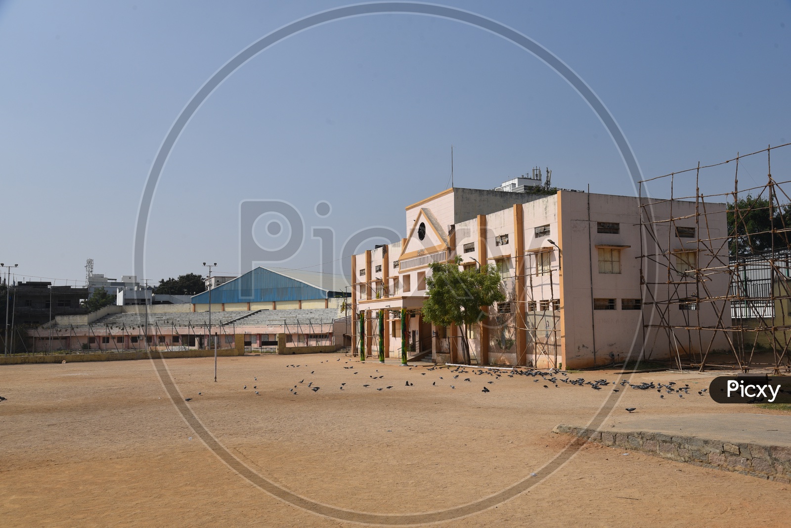 GHMC Municipal Playground in Amberpet , Hyderabad