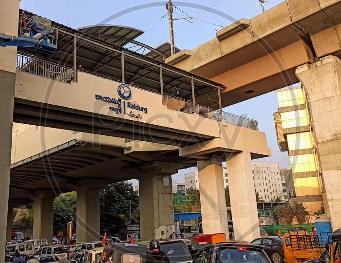 Raidurg Metro Station Hyderabad