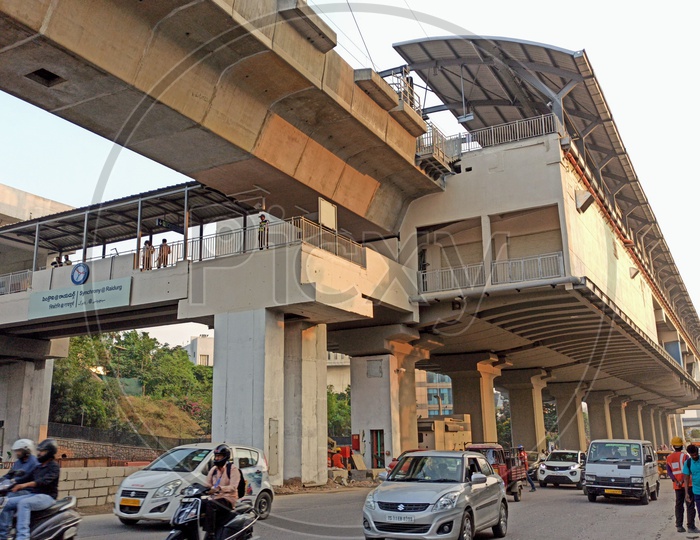 Raidurg Metro Station Hyderabad Near Lemon Tree Hotel