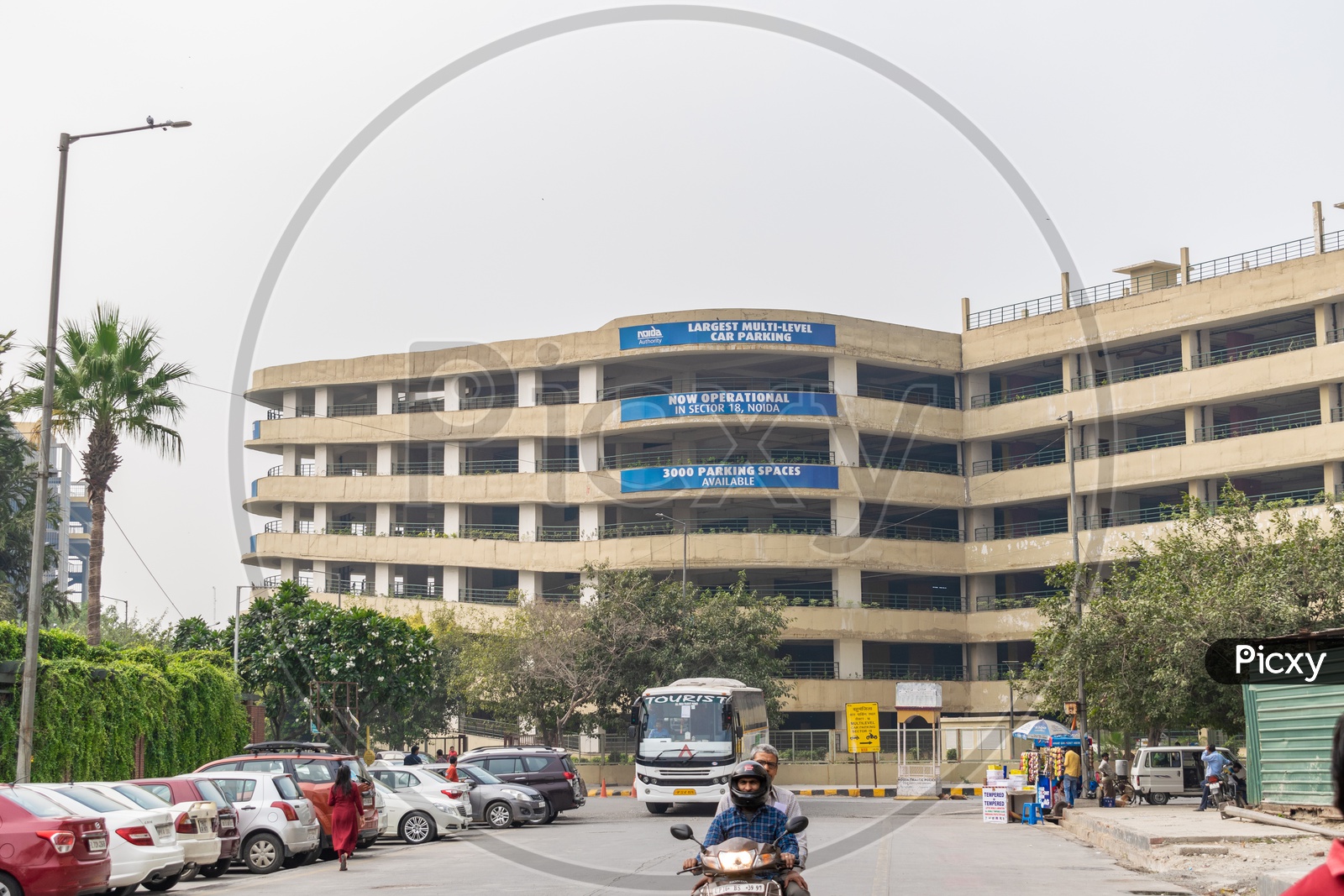 Largest multi level car parking in Noida