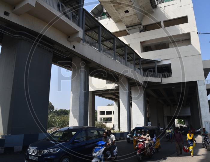 JBS Metro Station in Hyderabad City