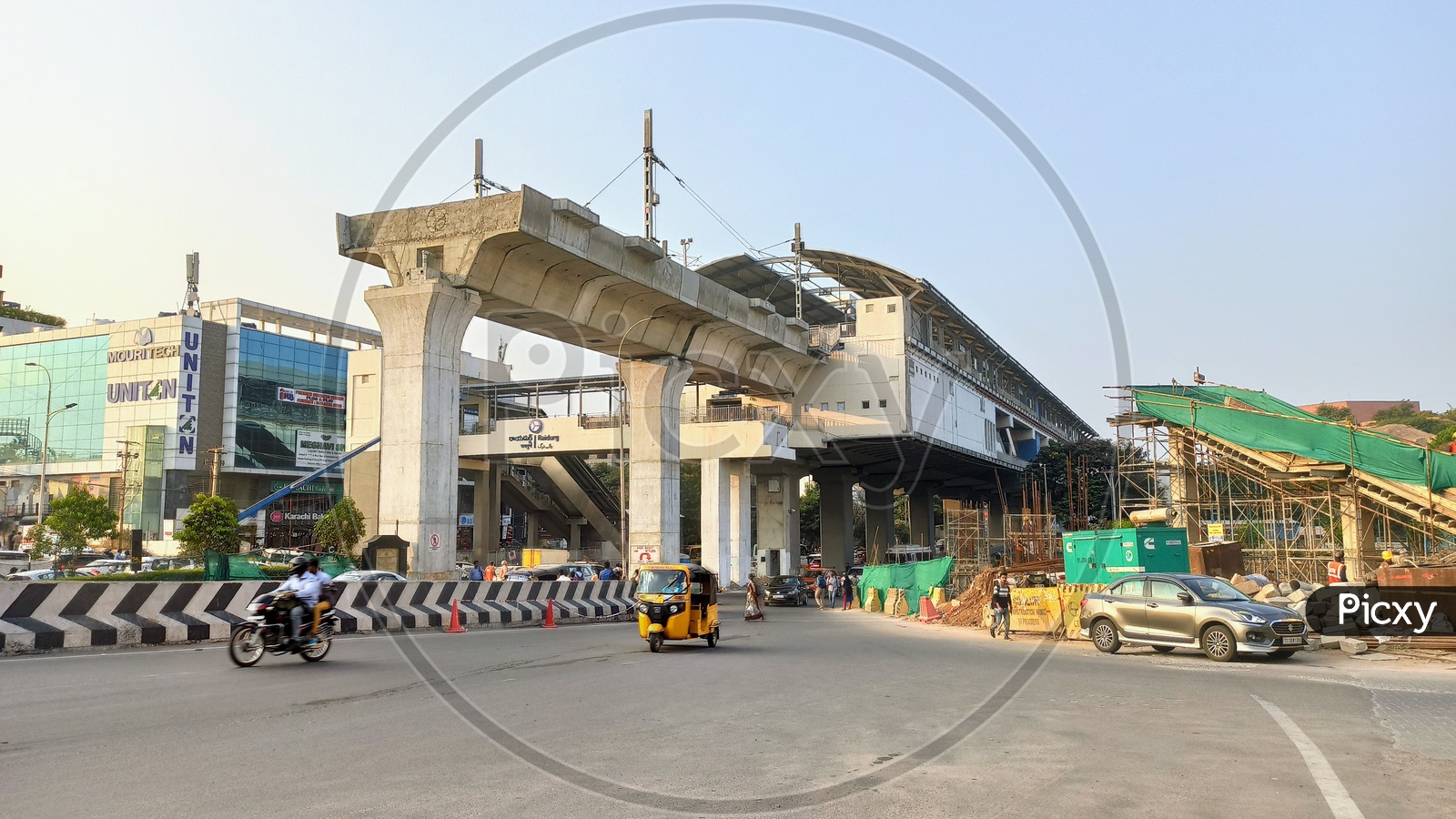 Raidurg Metro Station at Mindspace Hyderabad