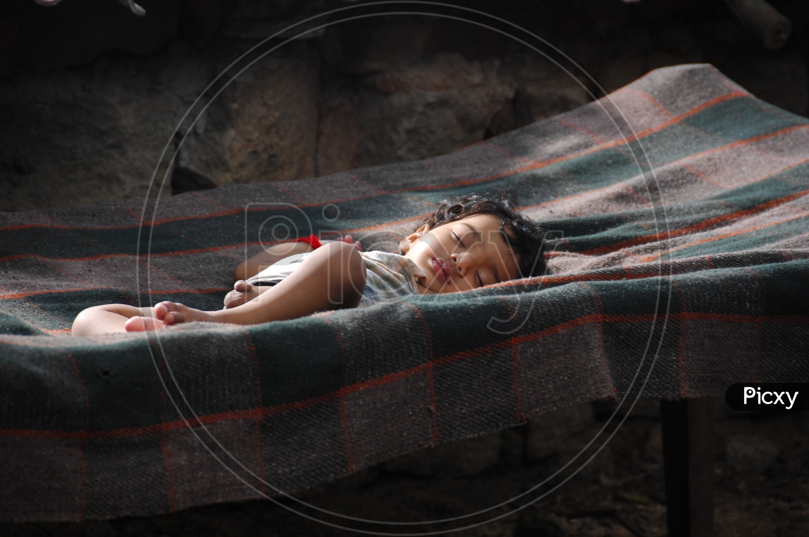 Indian Child Sleeping