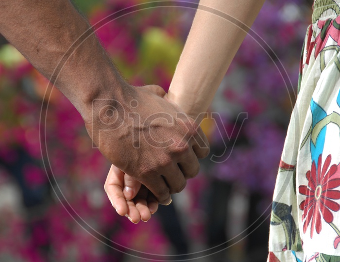 Man Holding A Woman Hand Closeup