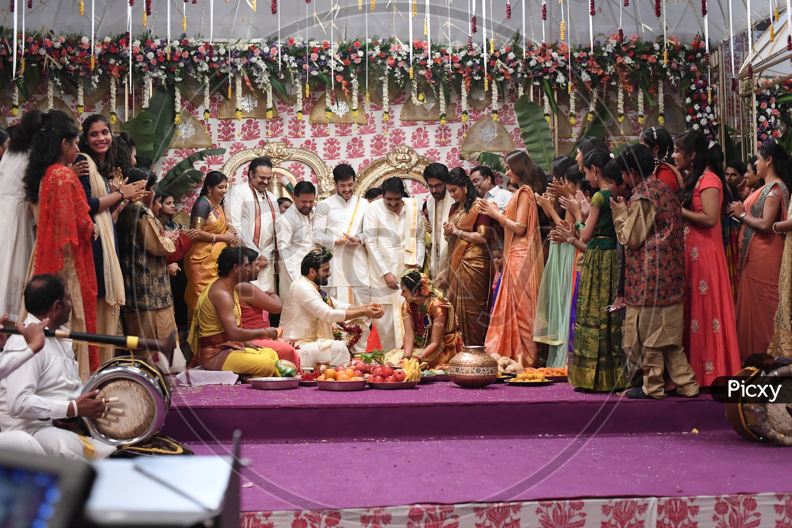 Indian Hindu Telugu Wedding  In an Movie Working Stills